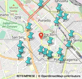 Mappa V.le Berengario, 20149 Milano MI, Italia (1.123)