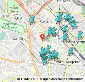 Mappa V.le Berengario, 20149 Milano MI, Italia (1.0135)