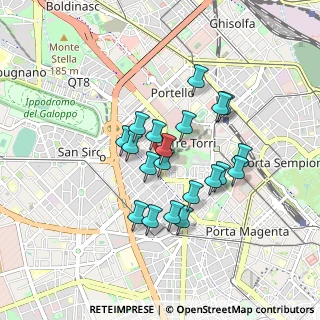 Mappa V.le Berengario, 20149 Milano MI, Italia (0.704)