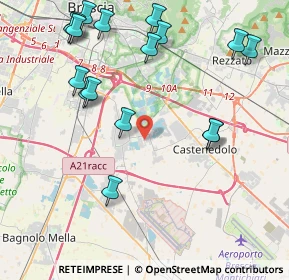 Mappa Via Garza, 25010 Borgosatollo BS, Italia (4.91118)