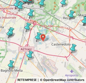 Mappa Via Garza, 25010 Borgosatollo BS, Italia (6.3515)