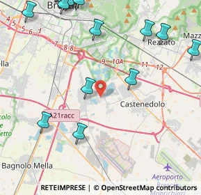 Mappa Via Garza, 25010 Borgosatollo BS, Italia (6.3195)