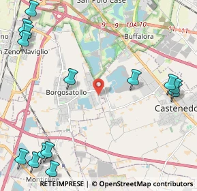 Mappa Via Garza, 25010 Borgosatollo BS, Italia (3.21071)