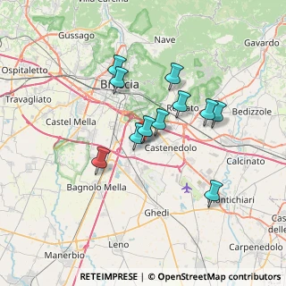 Mappa Via Garza, 25010 Borgosatollo BS, Italia (5.80909)
