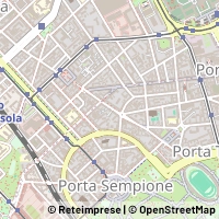 Mapa Milano