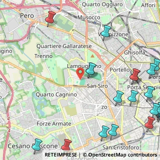 Mappa Via Privata dei Piccolomini, 20151 Milano MI, Italia (3.4025)