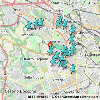 Mappa Via Privata dei Piccolomini, 20151 Milano MI, Italia (1.80684)
