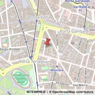Mappa Via Pinamonte da Vimercate, 6, 20121 Milano, Milano (Lombardia)
