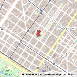Mappa Via Benedetto Marcello, 1, 20124 Milano, Milano (Lombardia)