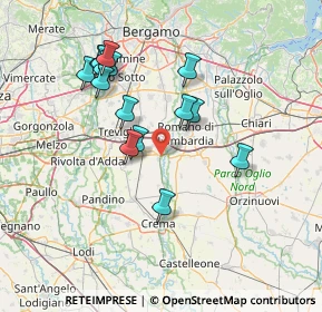 Mappa Via Guglielmo Marconi, 24050 Mozzanica BG, Italia (13.70667)