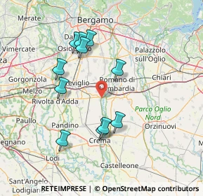 Mappa Via Guglielmo Marconi, 24050 Mozzanica BG, Italia (13.91364)