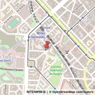 Mappa Via Giovanni Prati, 2, 20145 Milano, Milano (Lombardia)