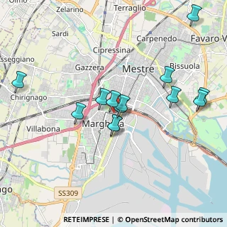 Mappa Via Giorgio Rizzardi, 30175 Venezia VE, Italia (1.78846)