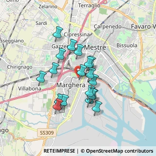 Mappa Via Giorgio Rizzardi, 30175 Venezia VE, Italia (1.4785)