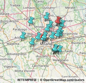 Mappa Viale Severino Boezio, 20100 Milano MI, Italia (10.4875)