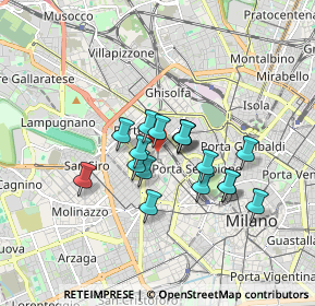 Mappa Viale Severino Boezio, 20100 Milano MI, Italia (1.27059)