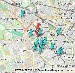 Mappa Viale Severino Boezio, 20100 Milano MI, Italia (1.59143)