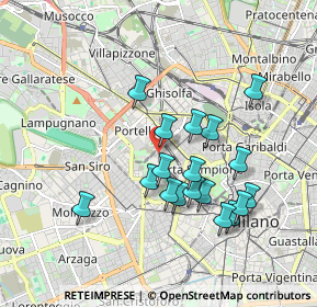 Mappa Viale Severino Boezio, 20100 Milano MI, Italia (1.67667)