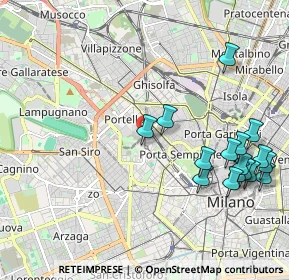 Mappa Viale Severino Boezio, 20100 Milano MI, Italia (2.415)