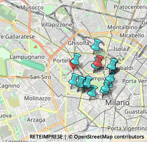 Mappa Viale Severino Boezio, 20100 Milano MI, Italia (1.4835)