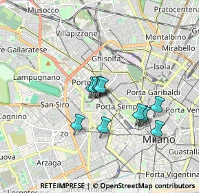 Mappa Viale Severino Boezio, 20100 Milano MI, Italia (1.2875)