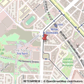 Mappa Via Severino Boezio,  12, 20145 Milano, Milano (Lombardia)