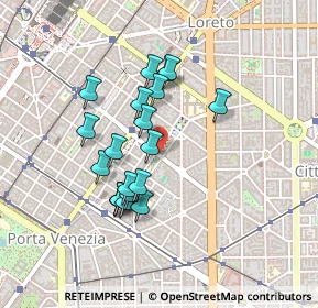 Mappa Via Plinio P.le Bacone, 20129 Milano MI, Italia (0.3755)