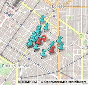 Mappa Via Plinio P.le Bacone, 20129 Milano MI, Italia (0.2865)