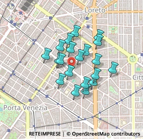 Mappa Via Plinio P.le Bacone, 20129 Milano MI, Italia (0.316)