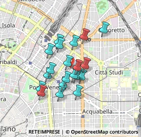 Mappa Via Plinio P.le Bacone, 20129 Milano MI, Italia (0.666)