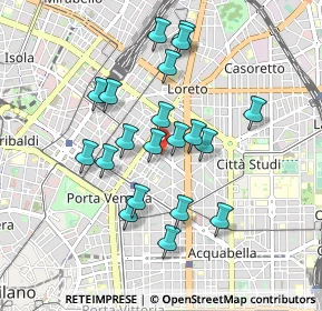 Mappa Via Giovanni Battista Morgagni, 20129 Milano MI, Italia (0.8115)