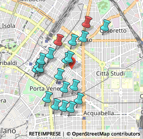 Mappa Via Giovanni Battista Morgagni, 20129 Milano MI, Italia (0.862)