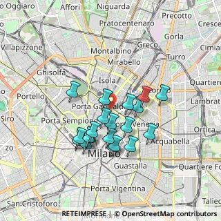 Mappa Piazzale Principessa Clotilde, 20121 Milano MI, Italia (1.4905)