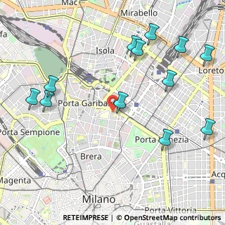 Mappa Piazzale Principessa Clotilde, 20121 Milano MI, Italia (1.29)