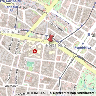 Mappa Piazzale Principessa Clotilde, 2, 20121 Milano, Milano (Lombardia)
