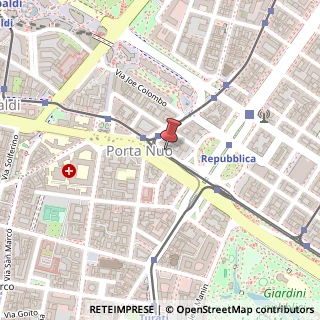 Mappa Viale Monte Santo, 4, 20124 Milano, Milano (Lombardia)