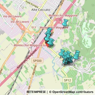 Mappa Via Alcide De Gasperi, 36040 Brendola VI, Italia (0.814)