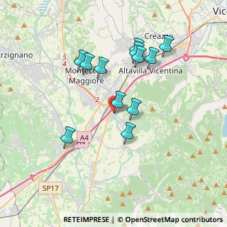 Mappa Via Alcide De Gasperi, 36040 Brendola VI, Italia (3.42417)