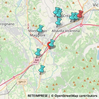 Mappa Via Alcide De Gasperi, 36040 Brendola VI, Italia (4.60909)