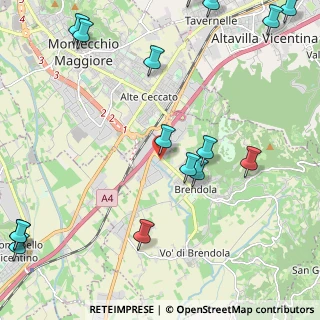 Mappa Via Alcide De Gasperi, 36040 Brendola VI, Italia (3.08188)