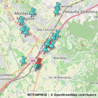 Mappa Via Alcide De Gasperi, 36040 Brendola VI, Italia (1.96067)