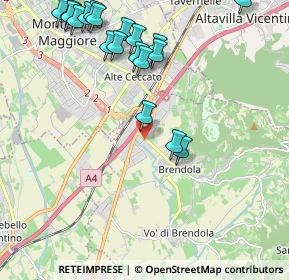 Mappa Via Alcide De Gasperi, 36040 Brendola VI, Italia (2.49)