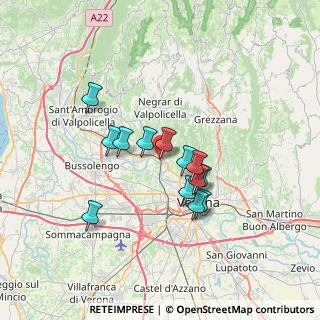 Mappa Viale del Brennero, 37124 Verona VR, Italia (5.46154)