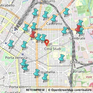Mappa Via Carpaccio, 20133 Milano MI, Italia (1.2375)
