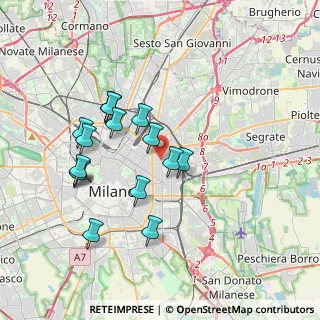 Mappa Via Carpaccio, 20133 Milano MI, Italia (3.45625)