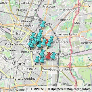 Mappa Via Carpaccio, 20133 Milano MI, Italia (1.1685)