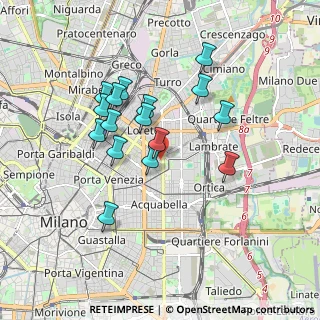Mappa Via Carpaccio, 20133 Milano MI, Italia (1.57188)