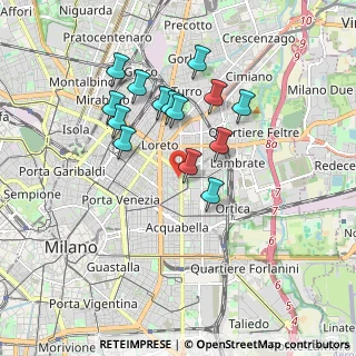 Mappa Via Carpaccio, 20133 Milano MI, Italia (1.59071)