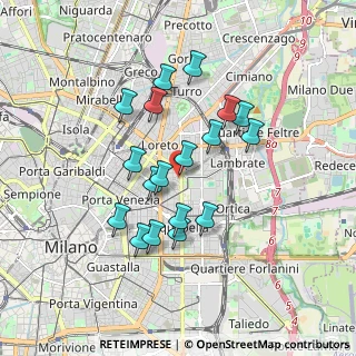 Mappa Via Carpaccio, 20133 Milano MI, Italia (1.52722)