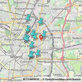 Mappa Via Carpaccio, 20133 Milano MI, Italia (1.57333)